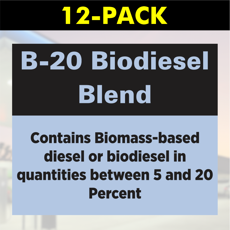 Biodiesel Blend - B20 (12-Pack)