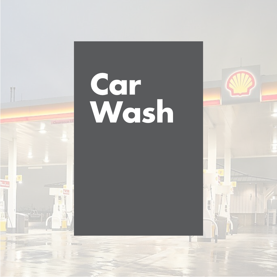 Shell Directional Signs - Gray w/ White