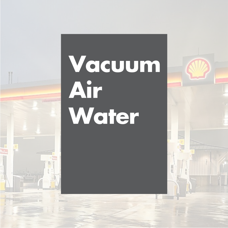 Shell Directional Signs - Gray w/ White
