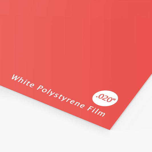 Styrene Signs - .020 White High Impact Polystyrene