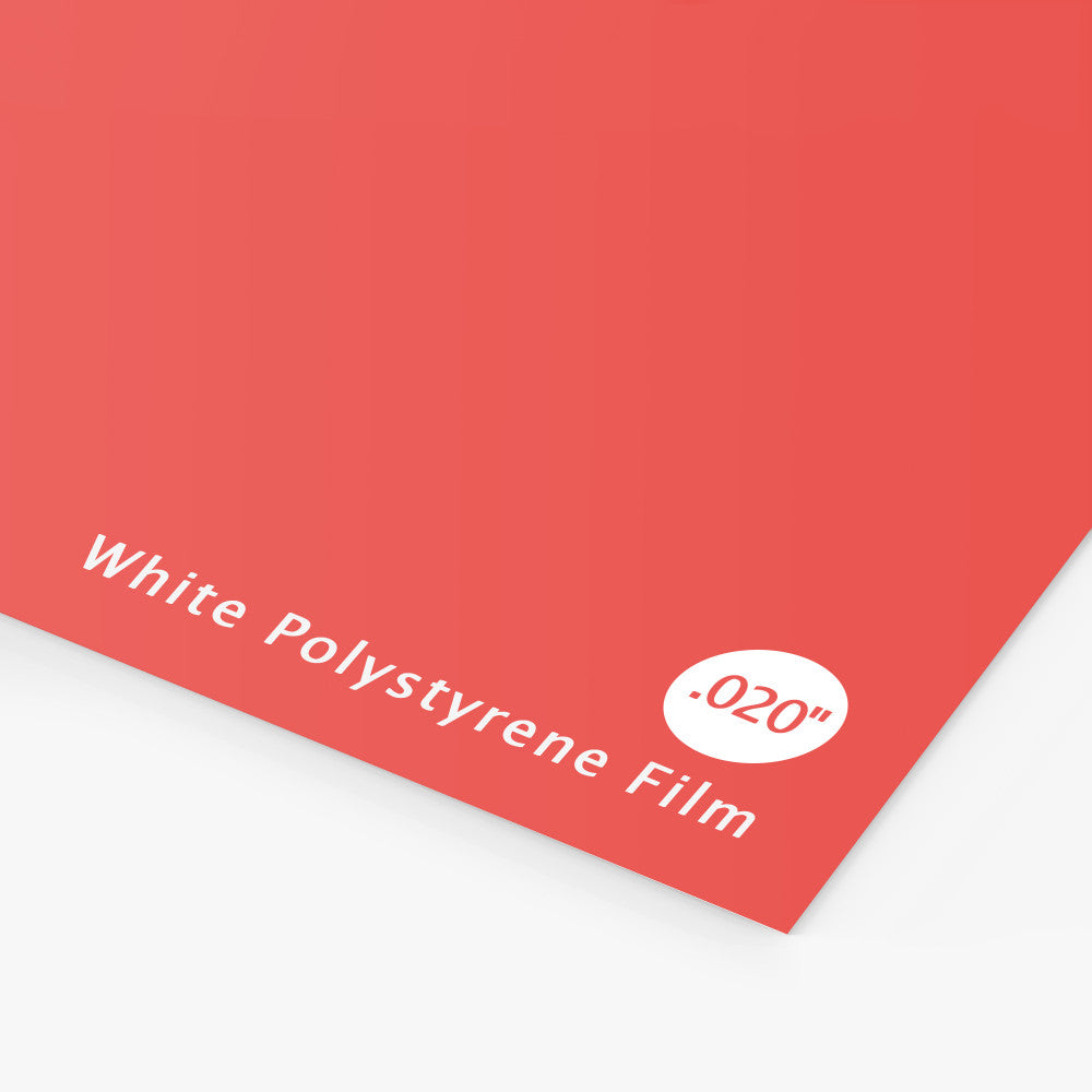 Styrene Signs - .020 White High Impact Polystyrene